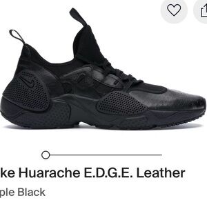 Nike Huarache E.D.G.E. Leather - Black